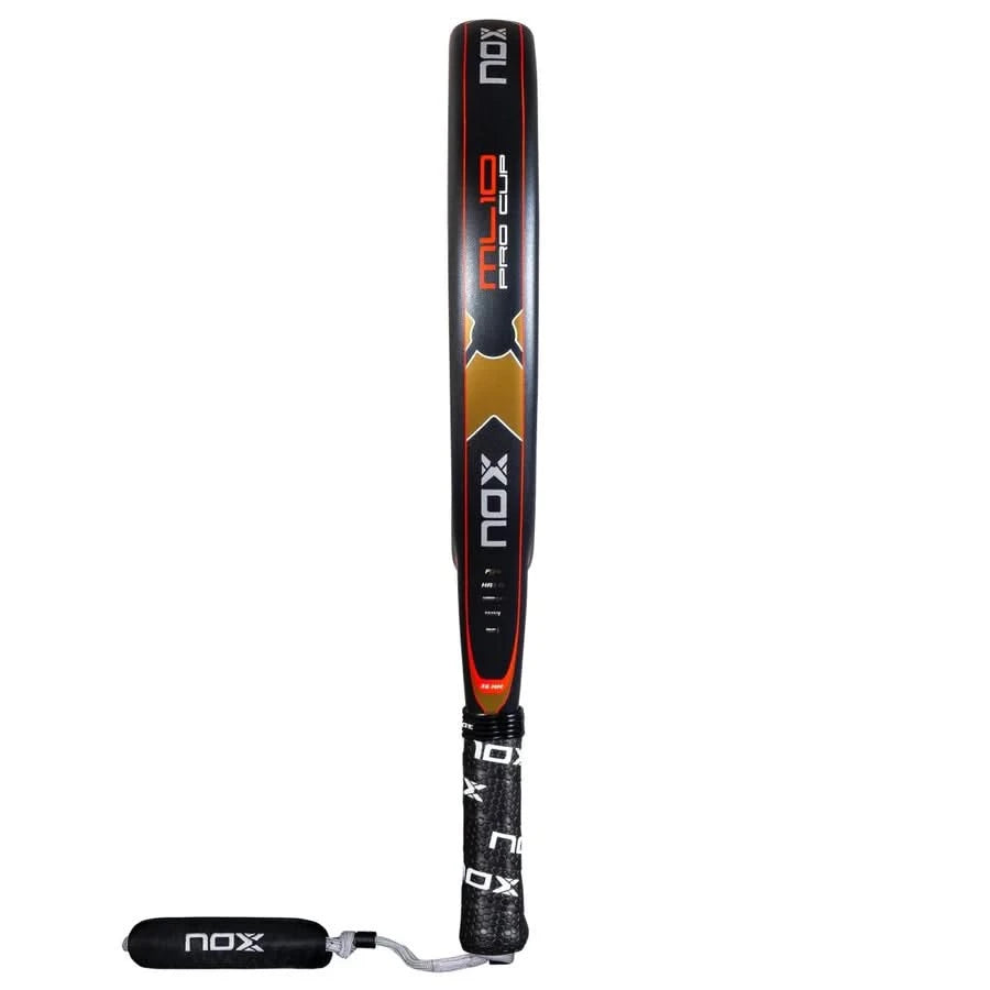 NOX ML10 PRO CUP ROUGH SURFACE EDITION. Miguel Lamperti's racket