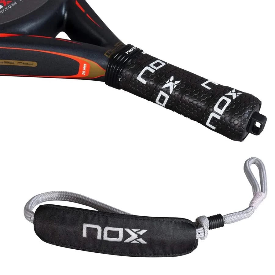 NOX ML10 PRO CUP ROUGH SURFACE EDITION. Miguel Lamperti's racket