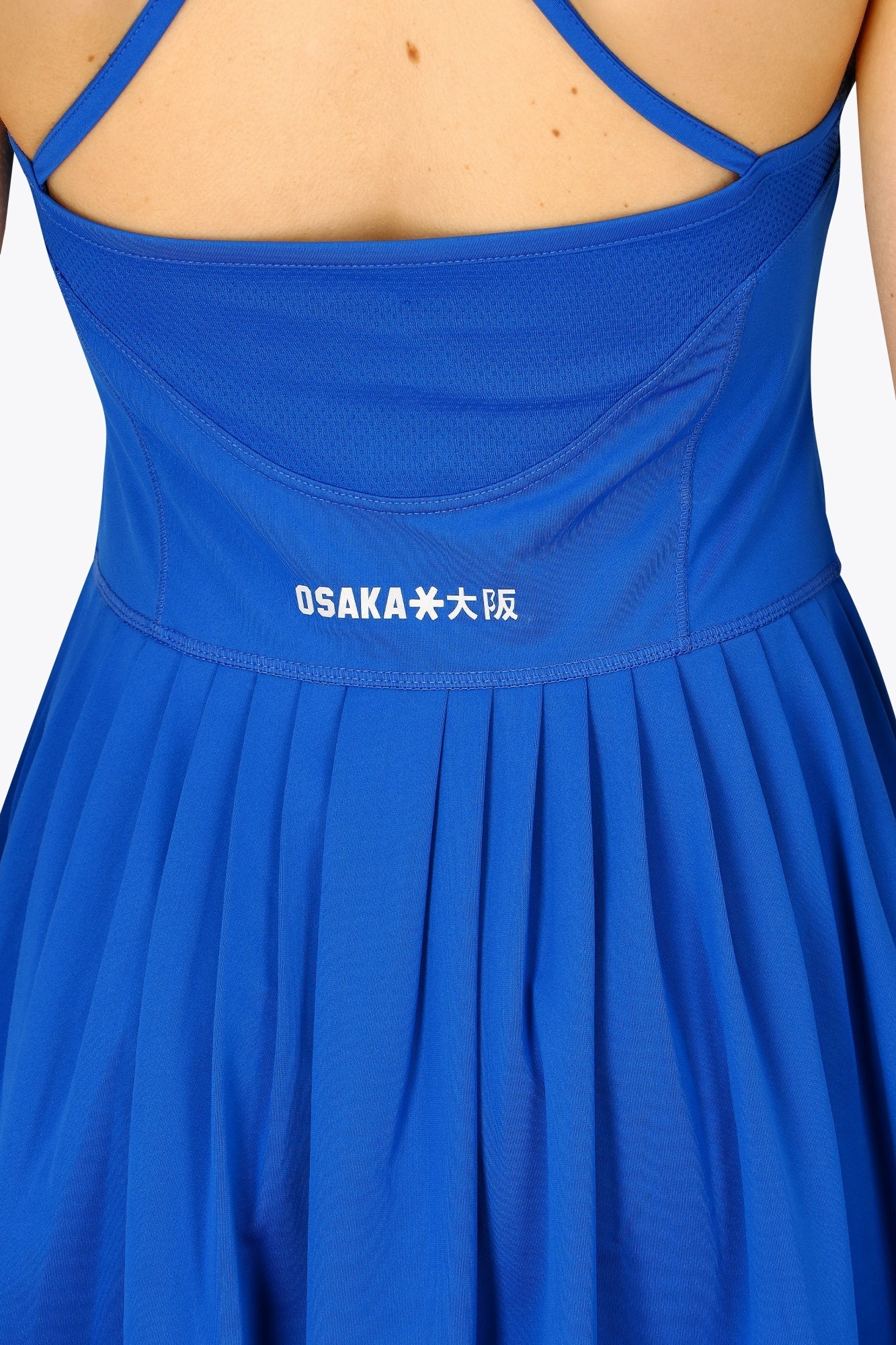 Osaka Women Pleated Tech Dress | Princess Blue