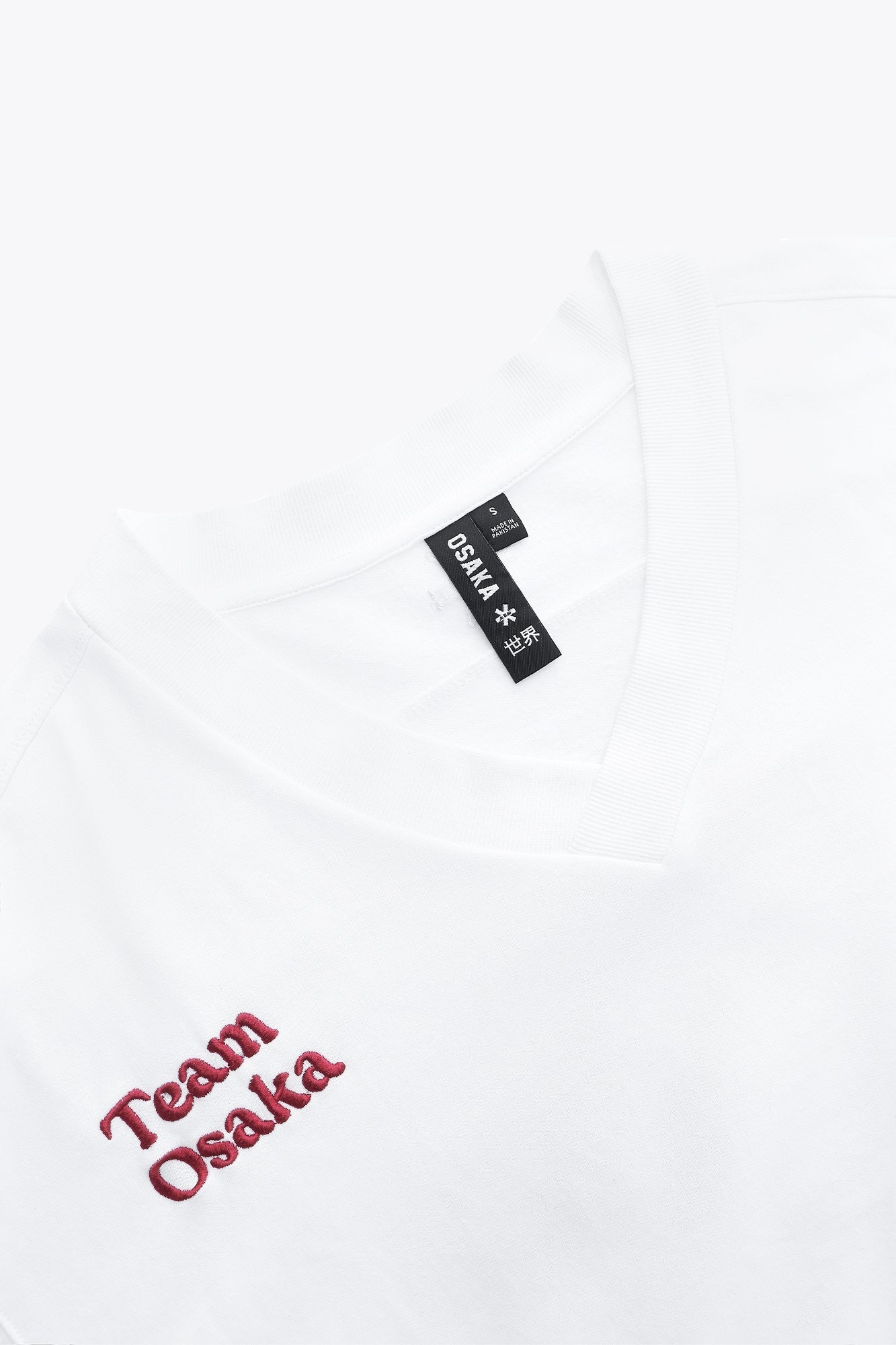 Osaka Women V Neck Cropped Sweater | White