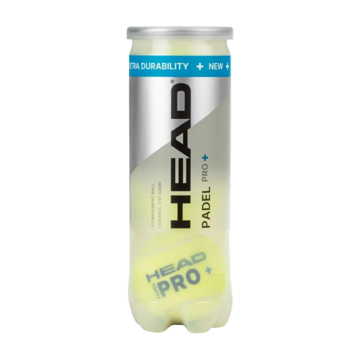 HEAD PRO+ 3 PADEL BALLS SINGLE CAN (24 Canes)