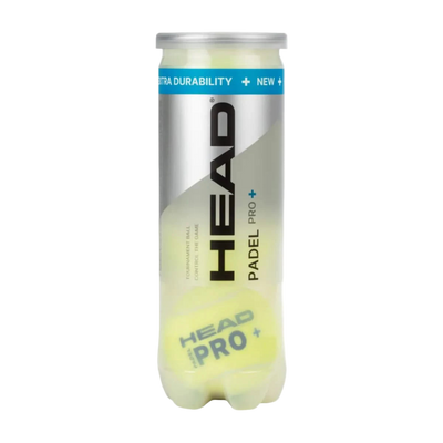 HEAD PRO+ 3 PADEL BALLS SINGLE CAN (24 Canes)