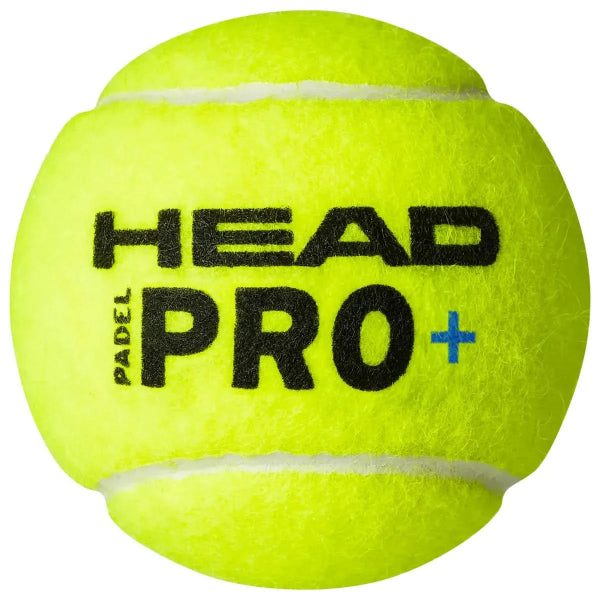 HEAD PRO+ 3 PADEL BALLS SINGLE CAN (24 Canes)