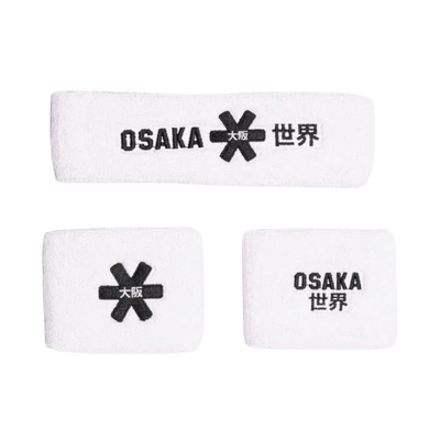 Osaka Sweatband Set | White