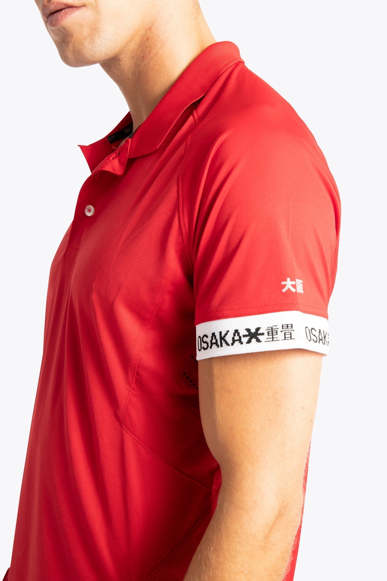 Osaka Men Polo Jersey | Red