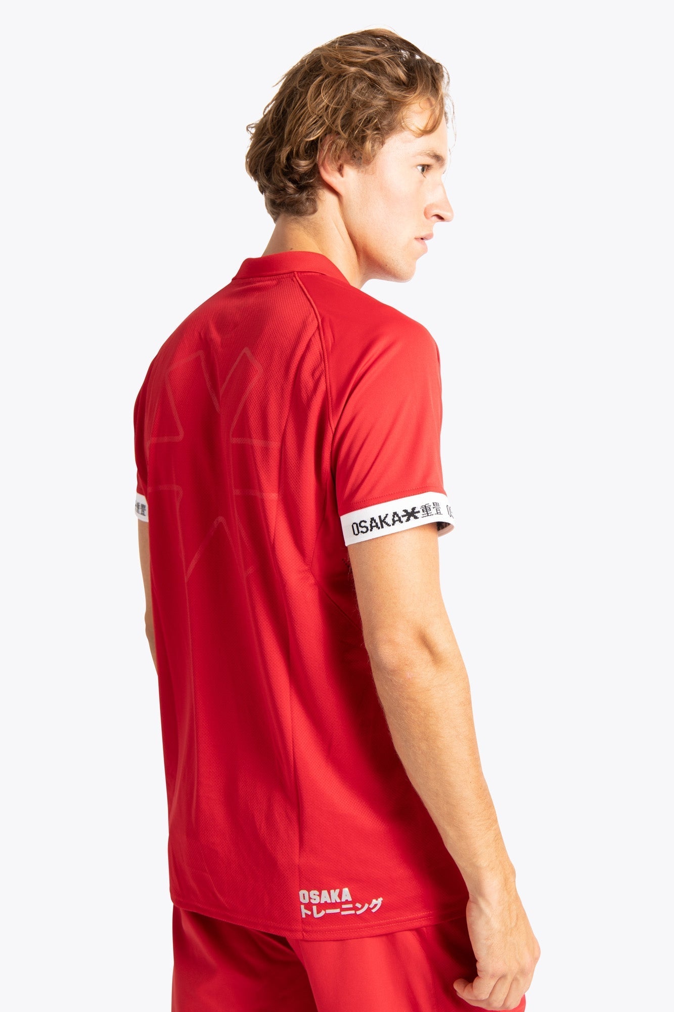 Osaka Men Polo Jersey | Red