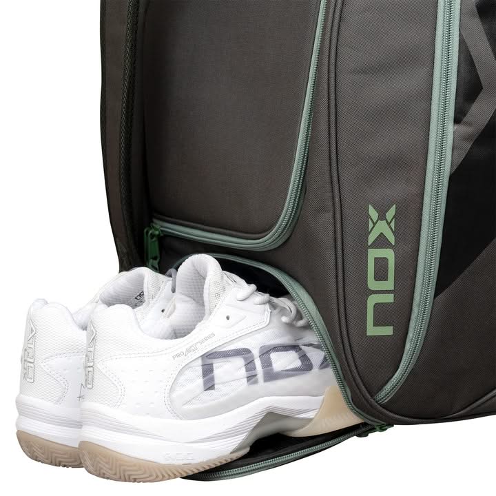 Nox AT10 Competition Trolley Backpack Black/Green Padel Bag