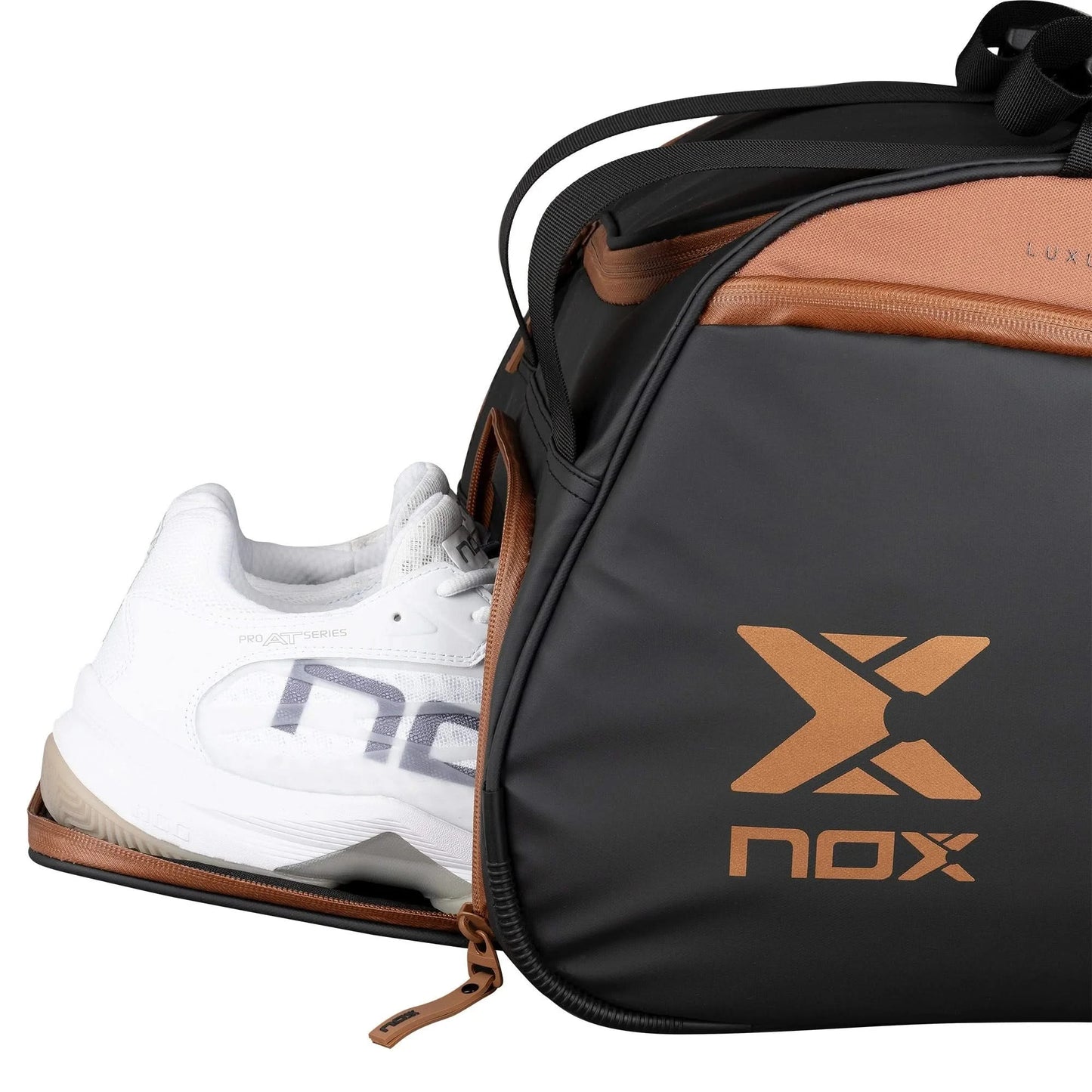 Nox Luxury Open Series Black/Brown Padel Bag