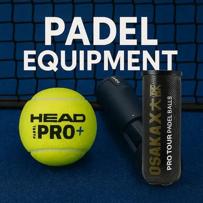 Padel equipment and padel balls