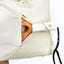 Vintage Leather Handbag White