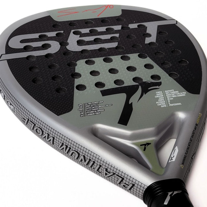 SET SANYO CONTROL  PLATINUM PADEL RACKET