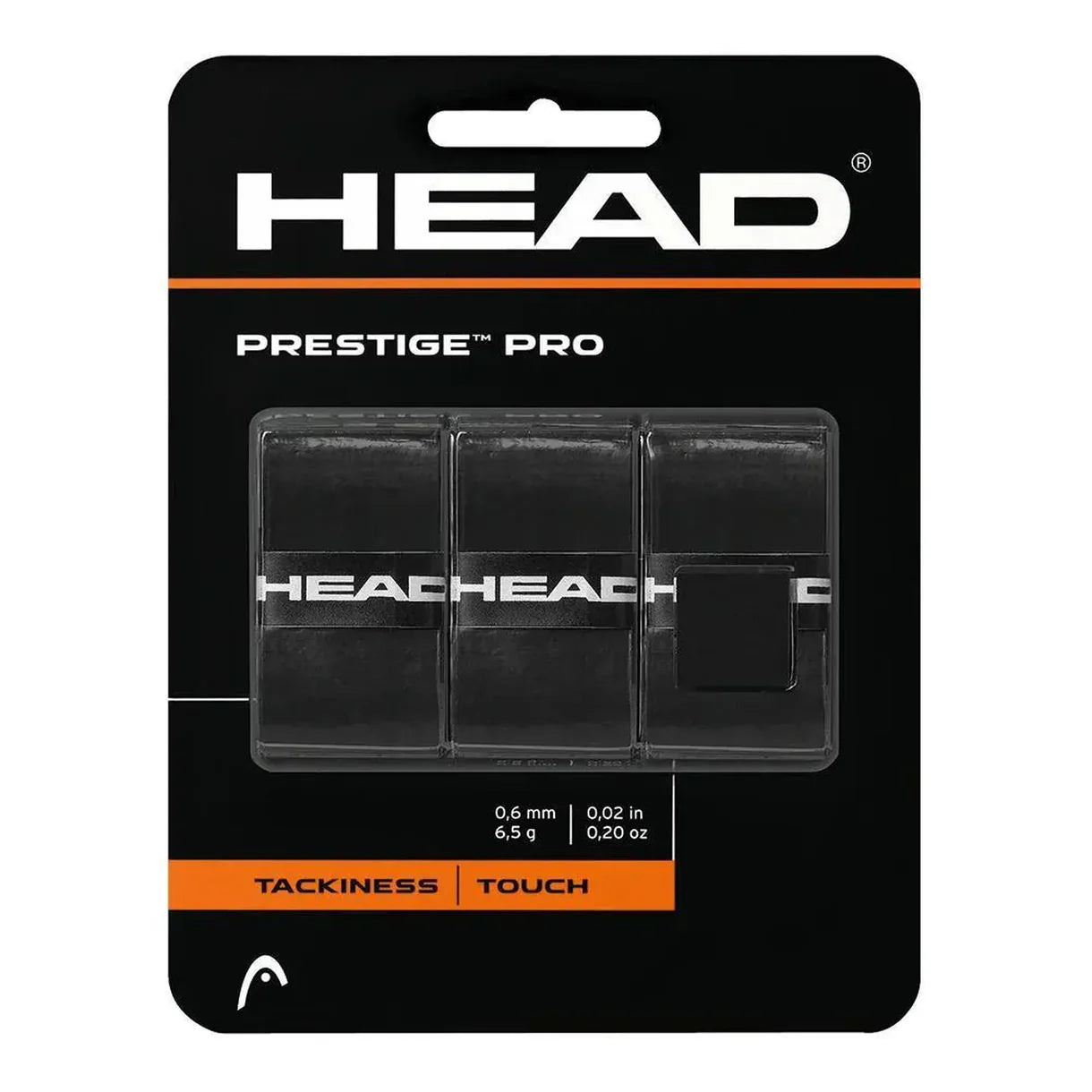 Head Prestige Pro Overgrips Black 3 Pack