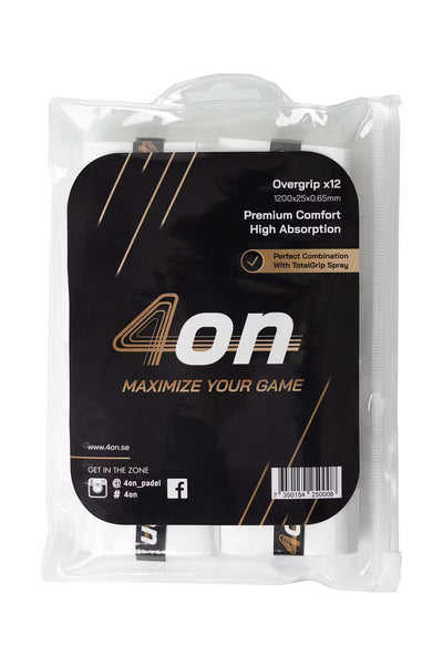 4on Premium Comfort Overgrip, 12-Pack