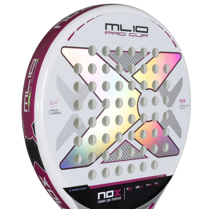 NOX ML10 PRO CUP SILVER - LIGHT PADEL RACKET 2025