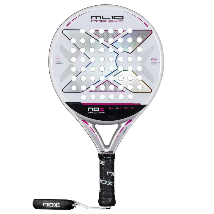 NOX ML10 PRO CUP SILVER - LIGHT PADEL RACKET 2025