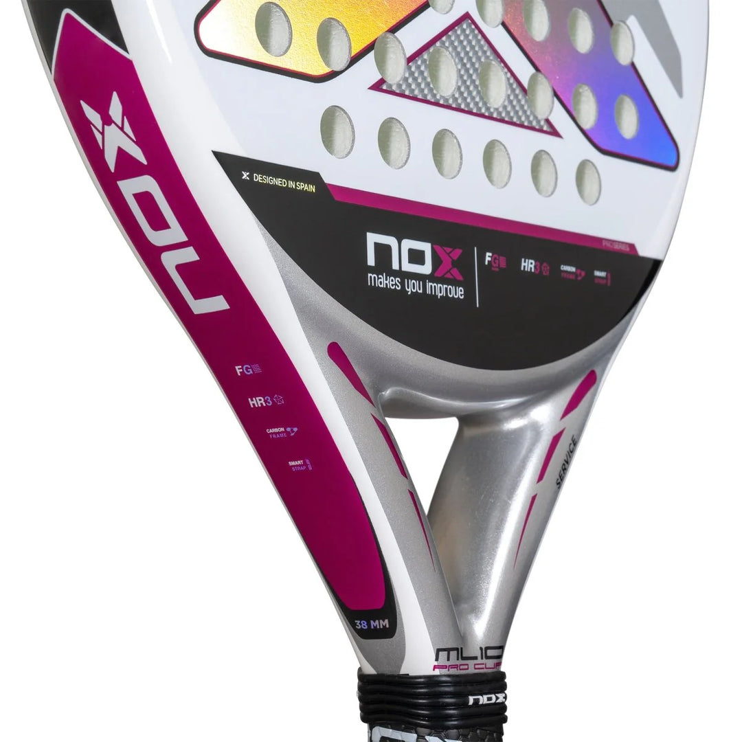 NOX ML10 PRO CUP SILVER - LIGHT PADEL RACKET 2025