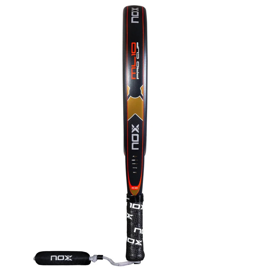 NOX ML10 PRO CUP ROUGH SURFACE EDITION. Miguel Lamperti's racket