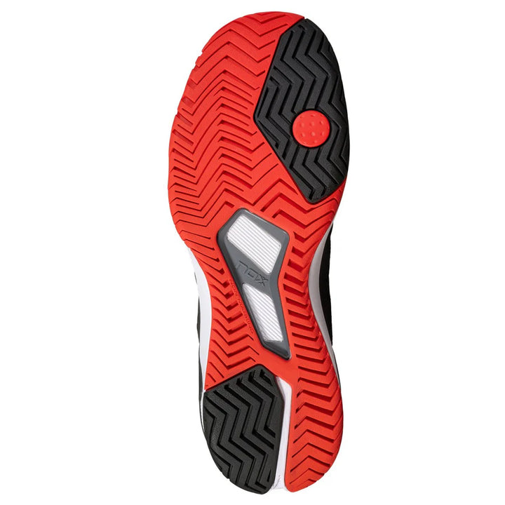 NOX Pickleball  Shoes  LUX NEXO Black/Lava Red