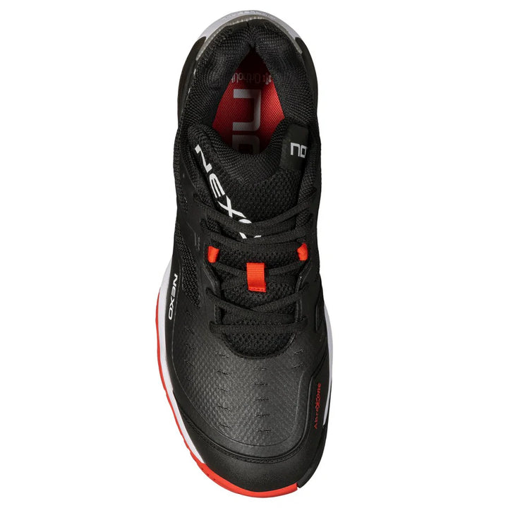 NOX Pickleball  Shoes  LUX NEXO Black/Lava Red
