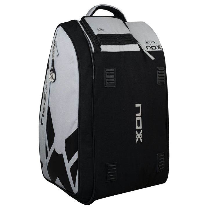 NOX AT10 Competition XL Compact Padel Bag in Grey/Black.