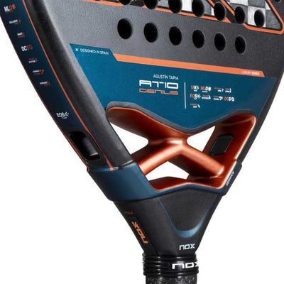 NOX AT10 Genius Attack 18K Padel Racket 2025 ( Agustin Tapia )