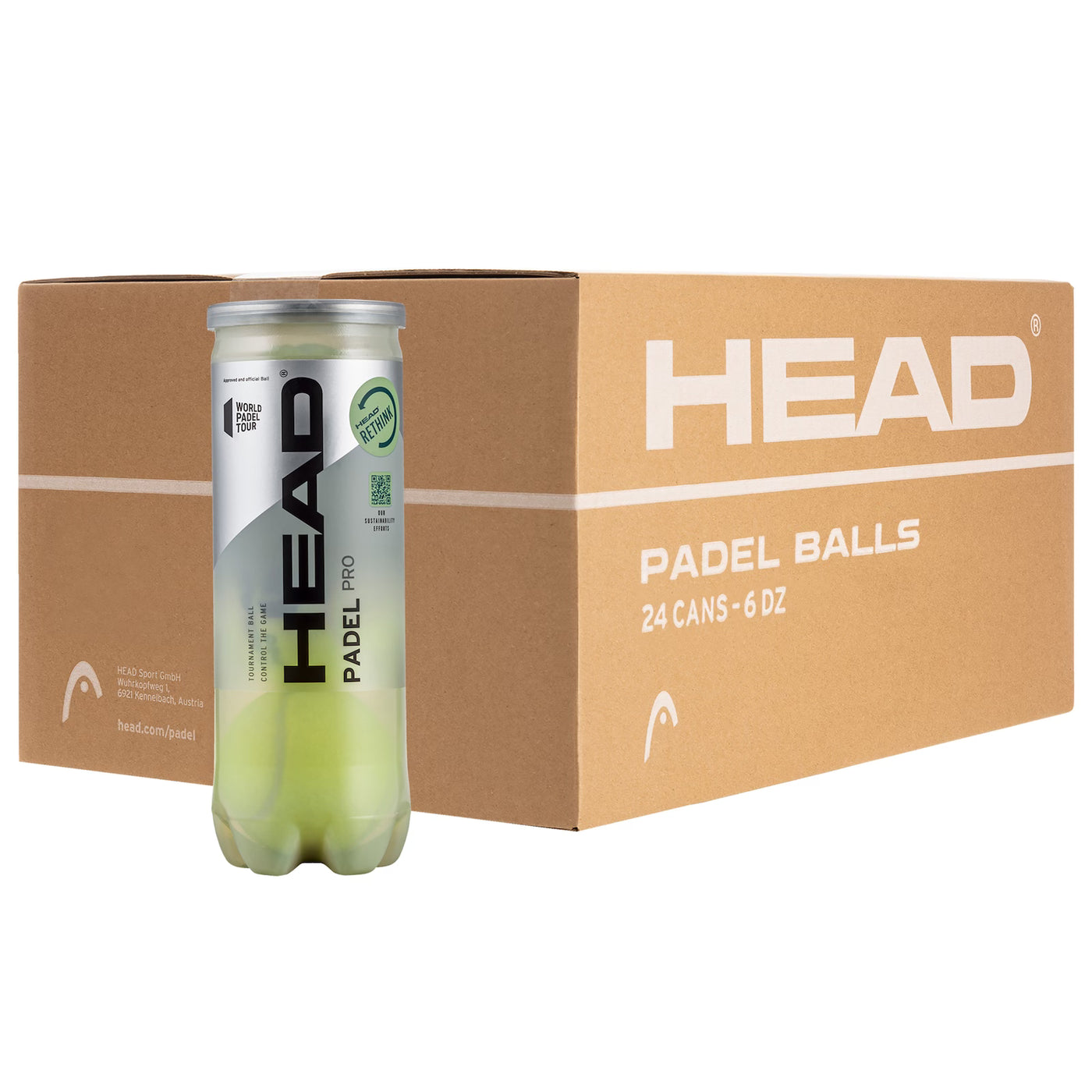 Head Padel Pro Ball Case (24 Cans)