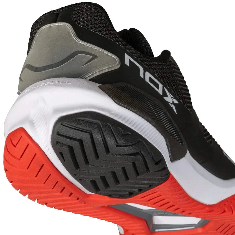 Nox Lux Nexo Black/Lava Red Pickleball  Shoes