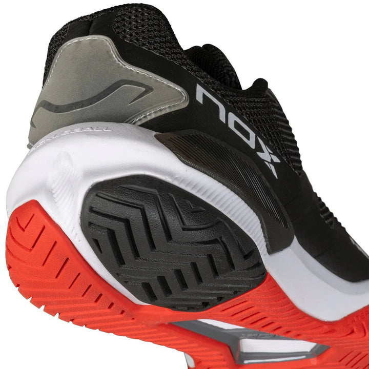 NOX Pickleball  Shoes  LUX NEXO Black/Lava Red