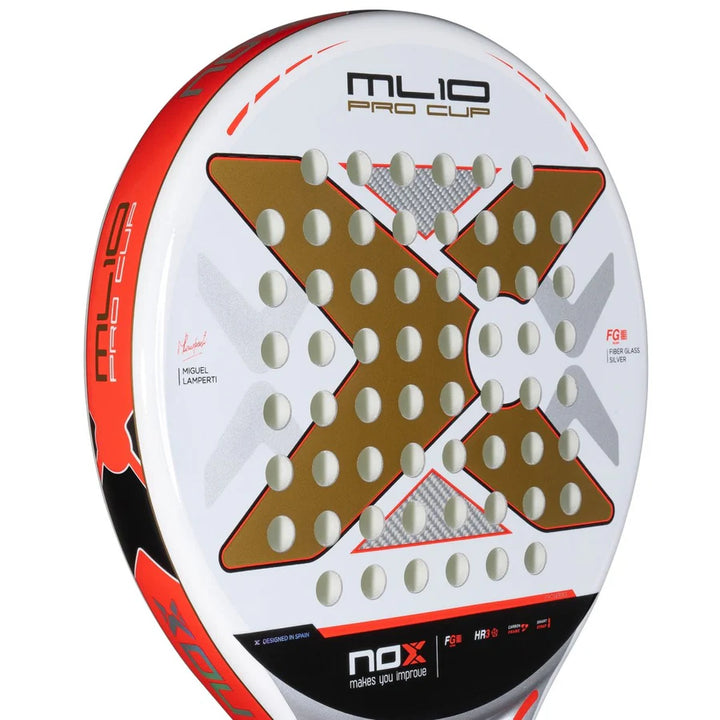 NOX ML10 PRO CUP COORP Miguel Lamperti Padel Racket