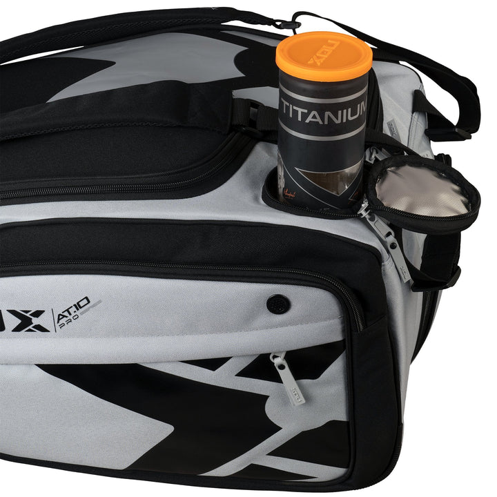 NOX AT10 Competition XL Compact Padel Bag in Grey/Black.