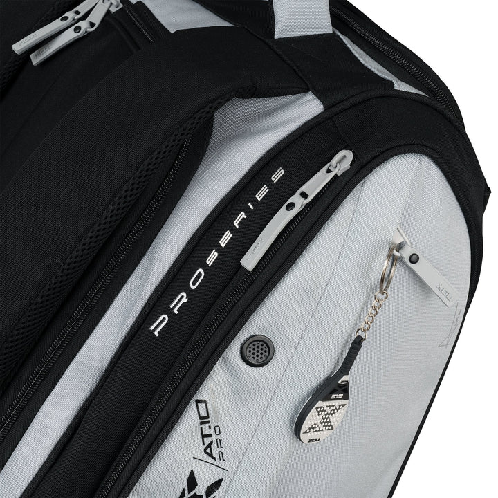 NOX AT10 Competition XL Compact Padel Bag in Grey/Black.