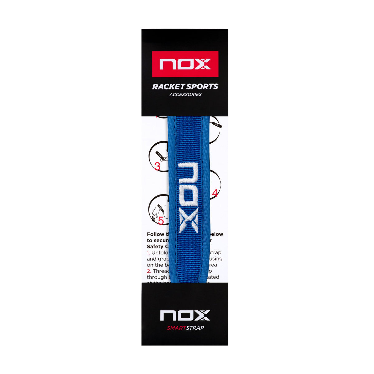 NOX SmartStrap® safety cord LUXURY blue-Safety Strap-NOX-Casas Padel