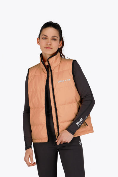 Osaka Women Padded Gilet | Peach