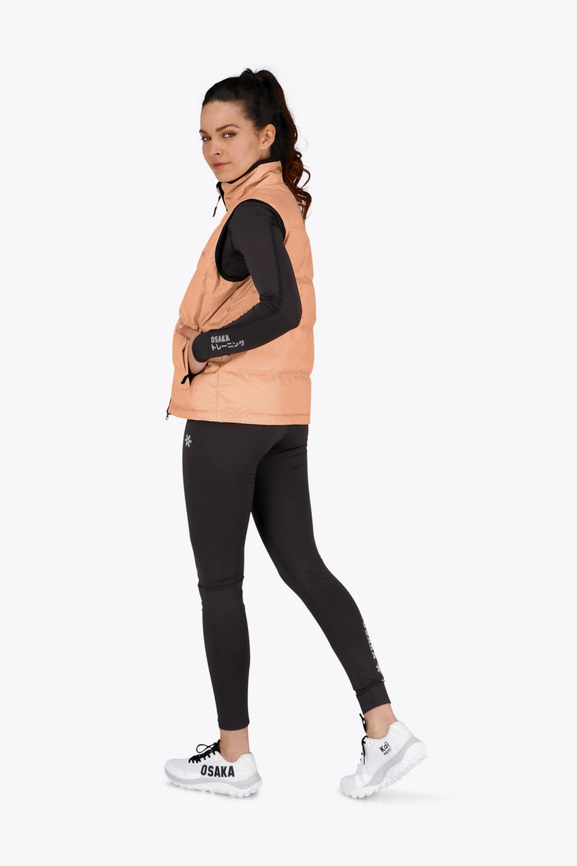 Osaka Women Padded Gilet | Peach