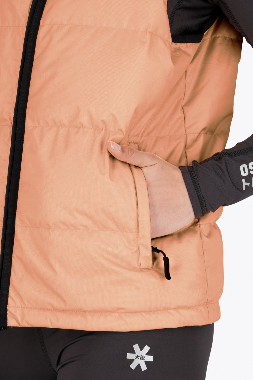 Osaka Women Padded Gilet | Peach