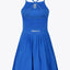 Osaka Women Pleated Tech Dress | Princess Blue