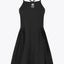 Osaka Women Pleated Tech Dress | Black