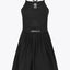 Osaka Women Pleated Tech Dress | Black