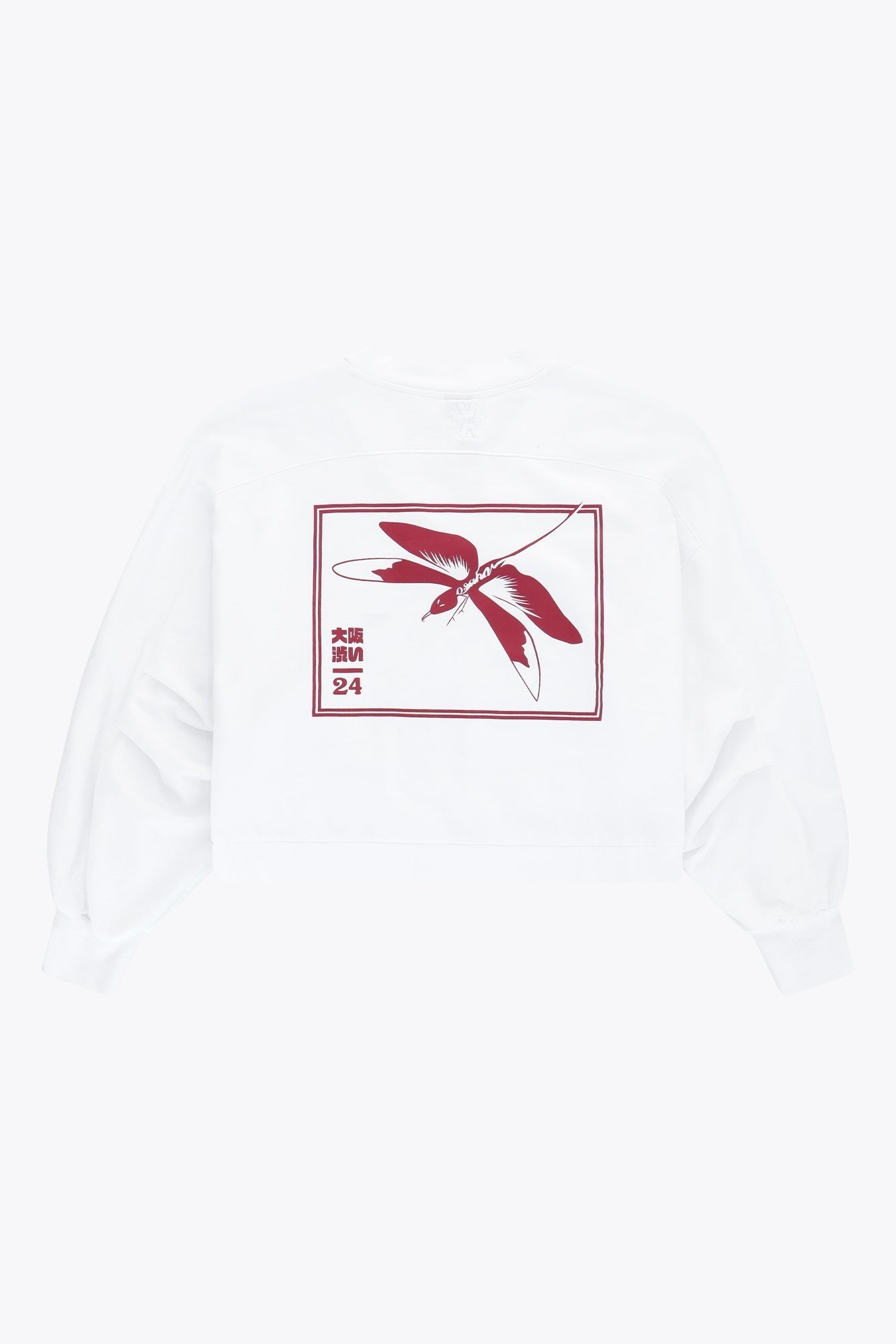 Osaka Women V Neck Cropped Sweater | White