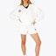 Osaka Women V Neck Cropped Sweater | White