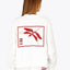 Osaka Women V Neck Cropped Sweater | White