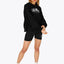 Osaka Women Cropped Hoodie | Black