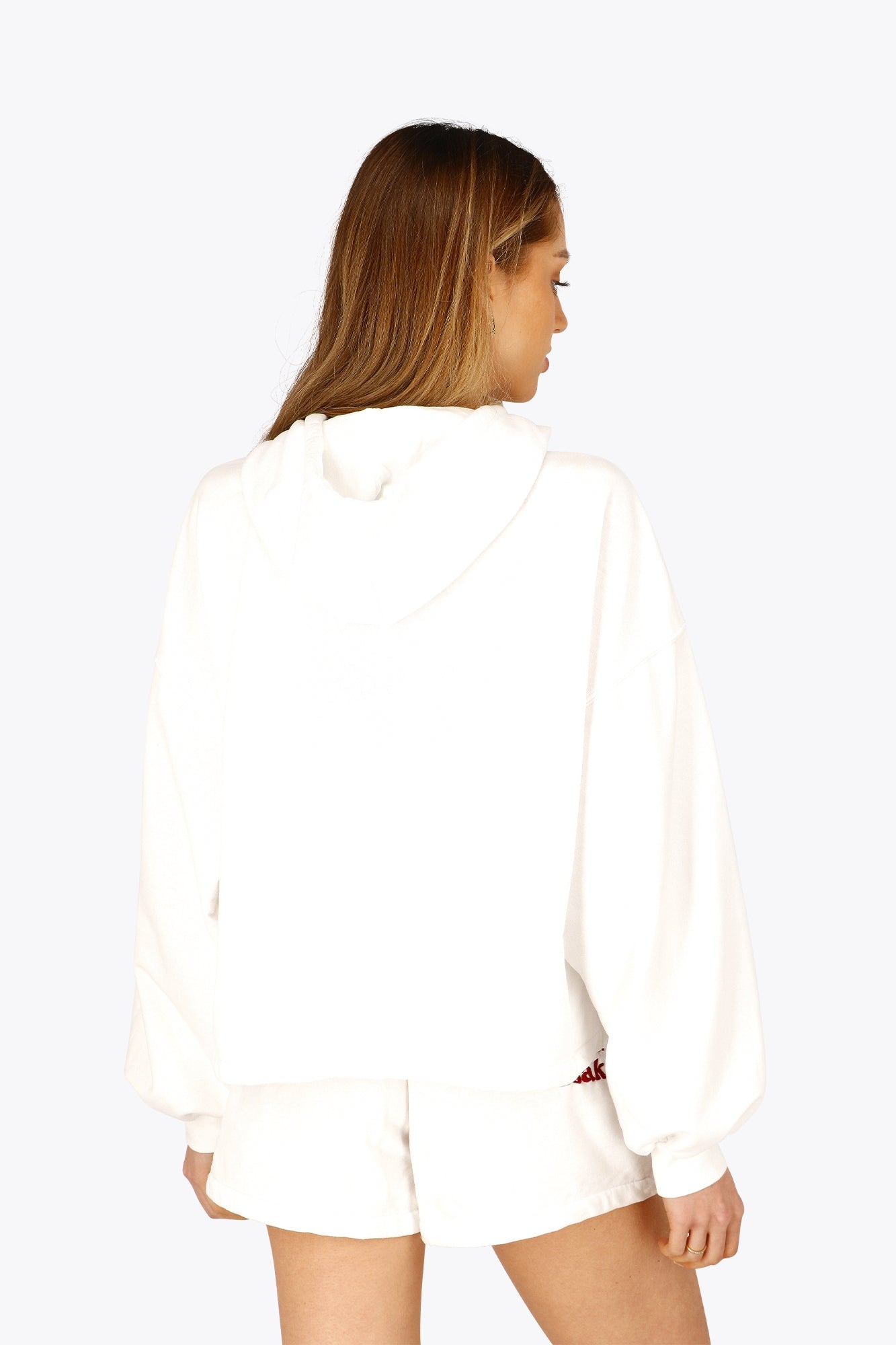 Osaka Women Cropped Hoodie | White