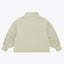 Osaka Women Cropped Half Zip Sweater | Warm Grey
