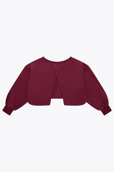 Osaka Women Crossed Back Sweater | Cherry Lacquer