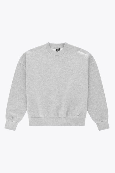 Osaka Men Boxy Sweater | Heather Grey