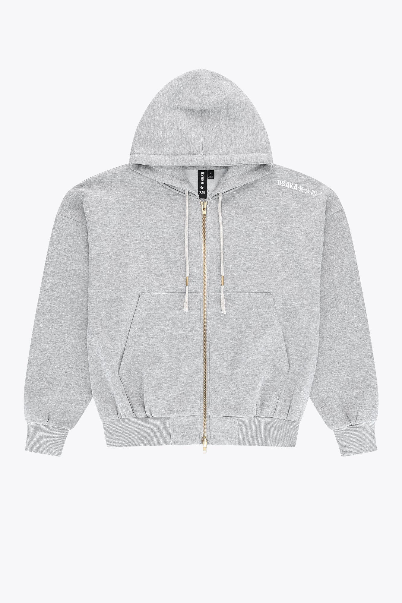 Osaka Men Full Zip Hoodie | Heather Grey