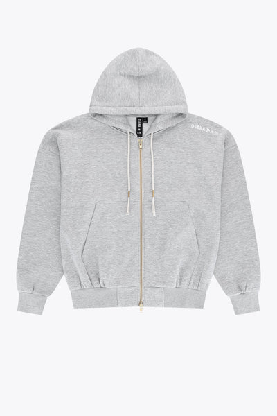 Osaka Men Full Zip Hoodie | Heather Grey