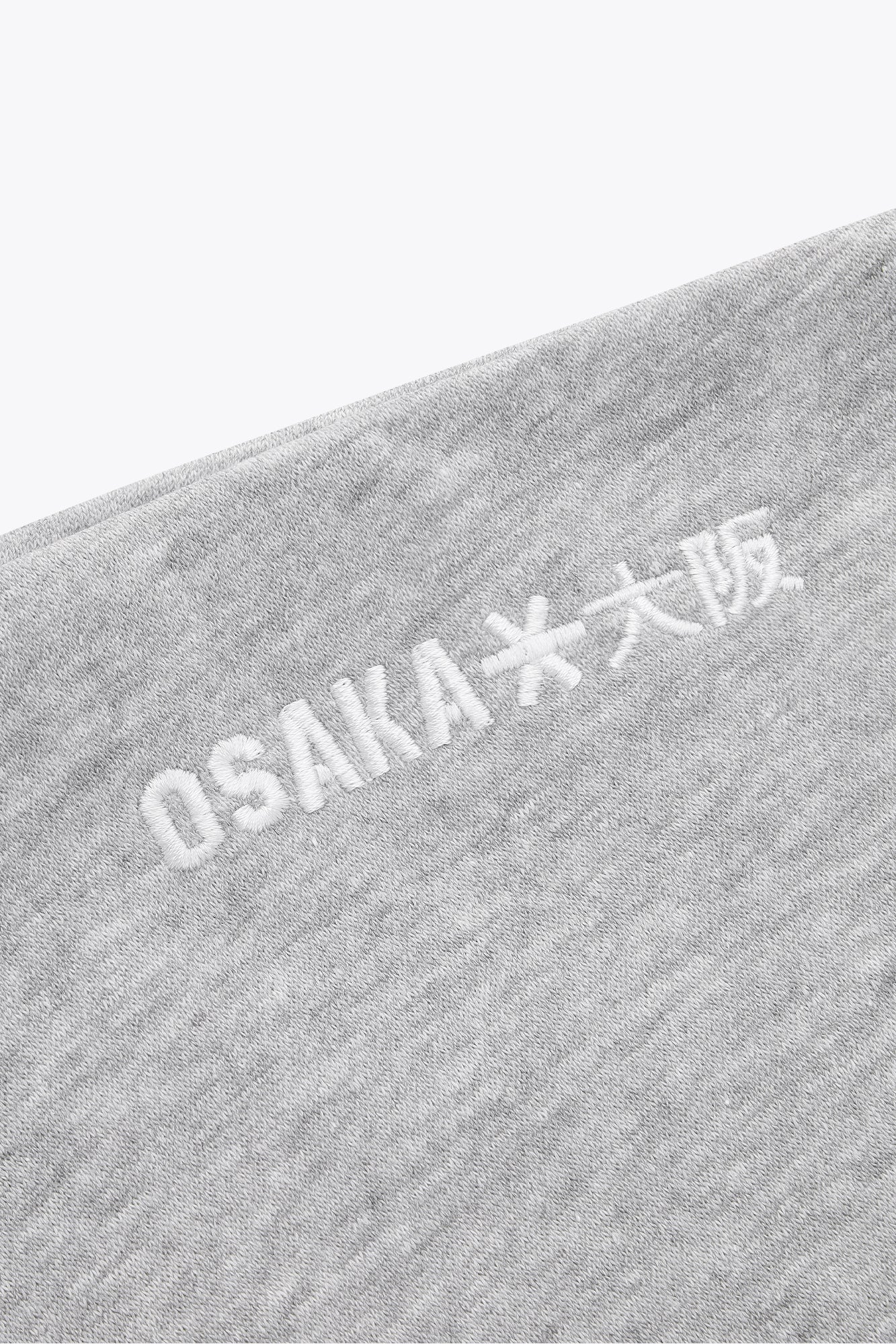 Osaka Men Full Zip Hoodie | Heather Grey