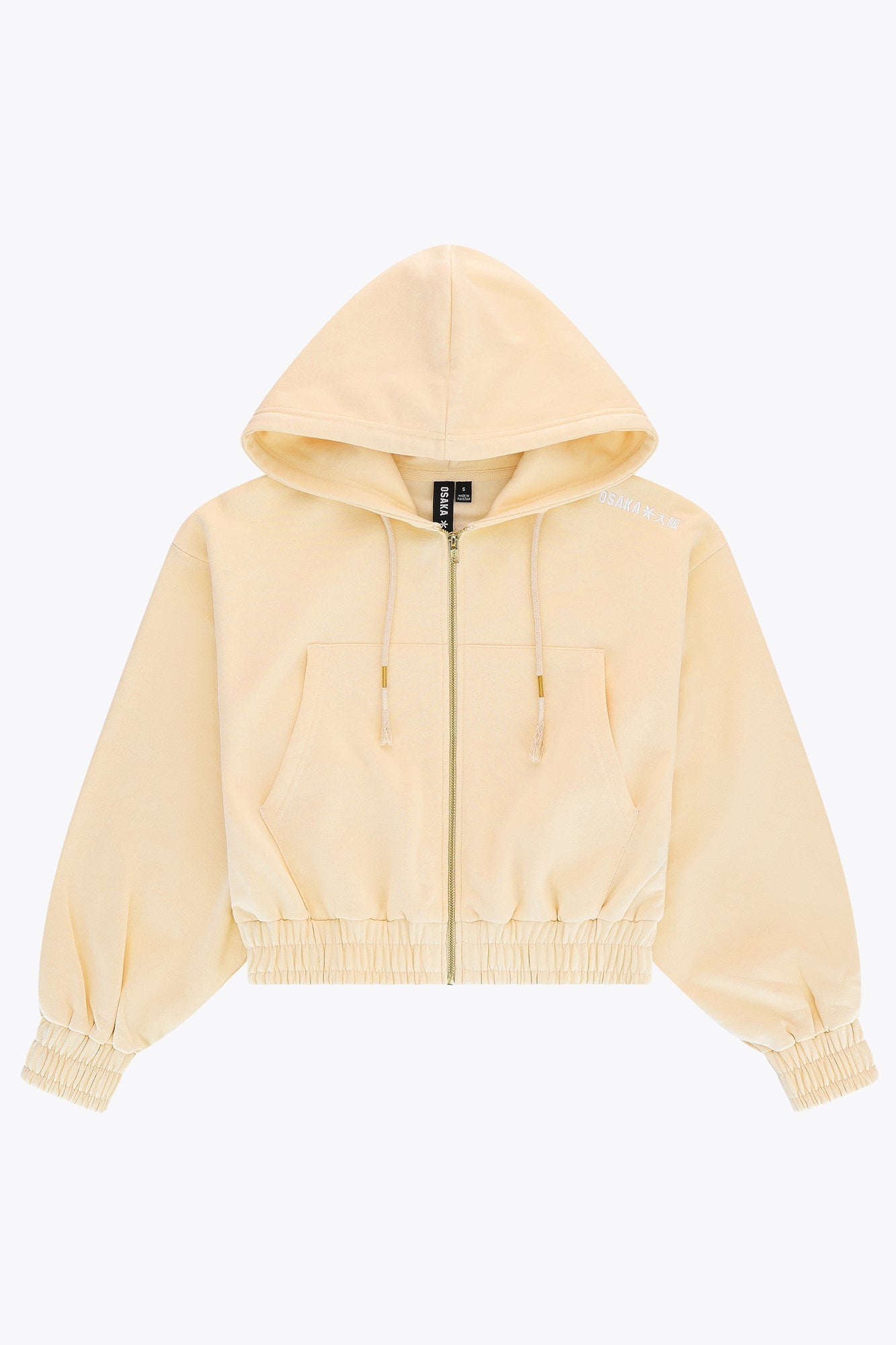 Osaka Women Cropped Full Zip Hoodie | Washi
